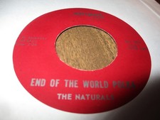 1962 THE NATURALS End Of The World Polka B/W Buzi Polka 7" Ampol 504 N.Mint