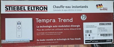 Stiebel Eltron Tankless Water Heater - Tempra 20 Trend   Electric, On Demand NEW