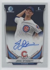 2014 Bowman Draft Chrome Draft Pick Auto Jake Stinnett #BCA-JST Auto y8h