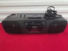 Sony CFS-201 Boombox AM/FM Stereo Radio Cassette Not Working Vintage