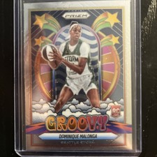 2025 Panini Prizm WNBA Dominique Malonga Groovy SP Rookie Seattle Storm #8
