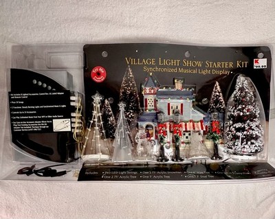 VTG  NEW Village Synchronized Musical Light Display 20 Songs Santa s Best  READ