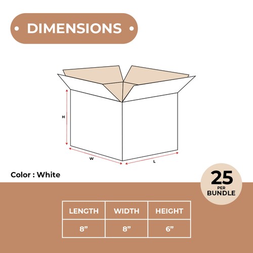 Cajas corrugadas largas/planas Kraft de 4-16" para envío paquete de 25 - Imagen 9 de 23