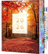 2026 Planner Weekly and Monthly Jan 2026-Dec 2026 Hardcover Hourly Daily Planner