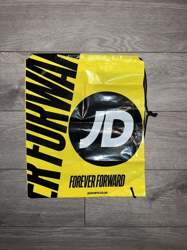 JD Sports Drawstring Bag - PE Bag - Gym Bag - Swim Bag- Yellow