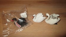 Schleich 3x Schwan 72194 Sonderedition +13921 NEU +13718 Höckerschwan m. Küken