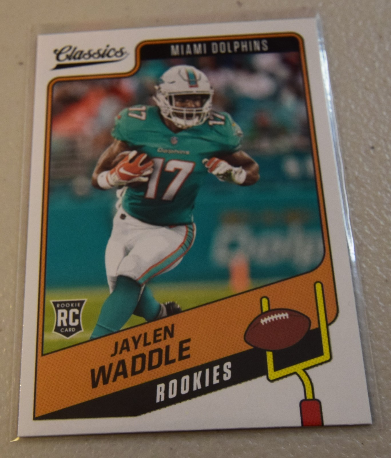 2021 Panini Classics #158 Jaylen Waddle RC Dolphins NFL Football Card