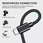 Black 6FT USB-C to USB C Type-C Super Fast Charging Data SYNC Charger Cable Cord