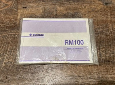 2002-2003 Suzuki RM100 Owners manual part #99011-11A60-03a -Free Shipping