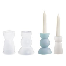 3D Round Holder Mold Handmade Silicone Concrete Gypsum Mold Taper