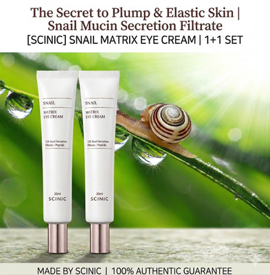 Scinic Snail Matrix Eye Cream 30ml x 2ea Set Anti Wrinkle Firming K-Beauty 