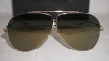 VALENTINO New Sunglasses Aviator Titanium White Gold G15 VLS-100B-64 64 5 140