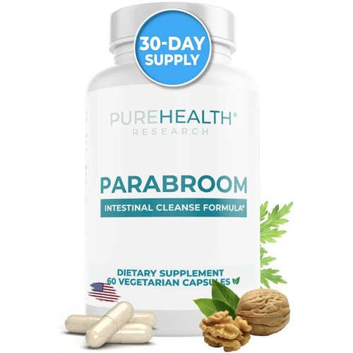 Parabroom Detox Formula - Wermut-Ergänzung mit Schwarznuss, Papain, Kurkuma