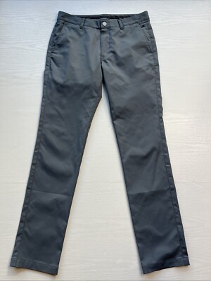 Bonobos Maide Golf Pants Mens 32x34 Gray Slim Fit