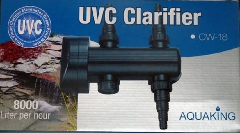 AquaKing UV-C Clarifier CW-18 Filtr UVC Filtr stawowy Filtr stawowy Filtr Koi Zaskakująca wyjątkowa wartość, wybuchowe zakupy