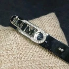 MICHAEL KORS Braccialetto con Cerniera Braccialetto Cristallo Trasparente Tono Argento. 13 362