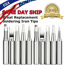 10Pcs Solder Screwdriver Iron Tip 900M-T for Hakko Soldering Station Tool Set