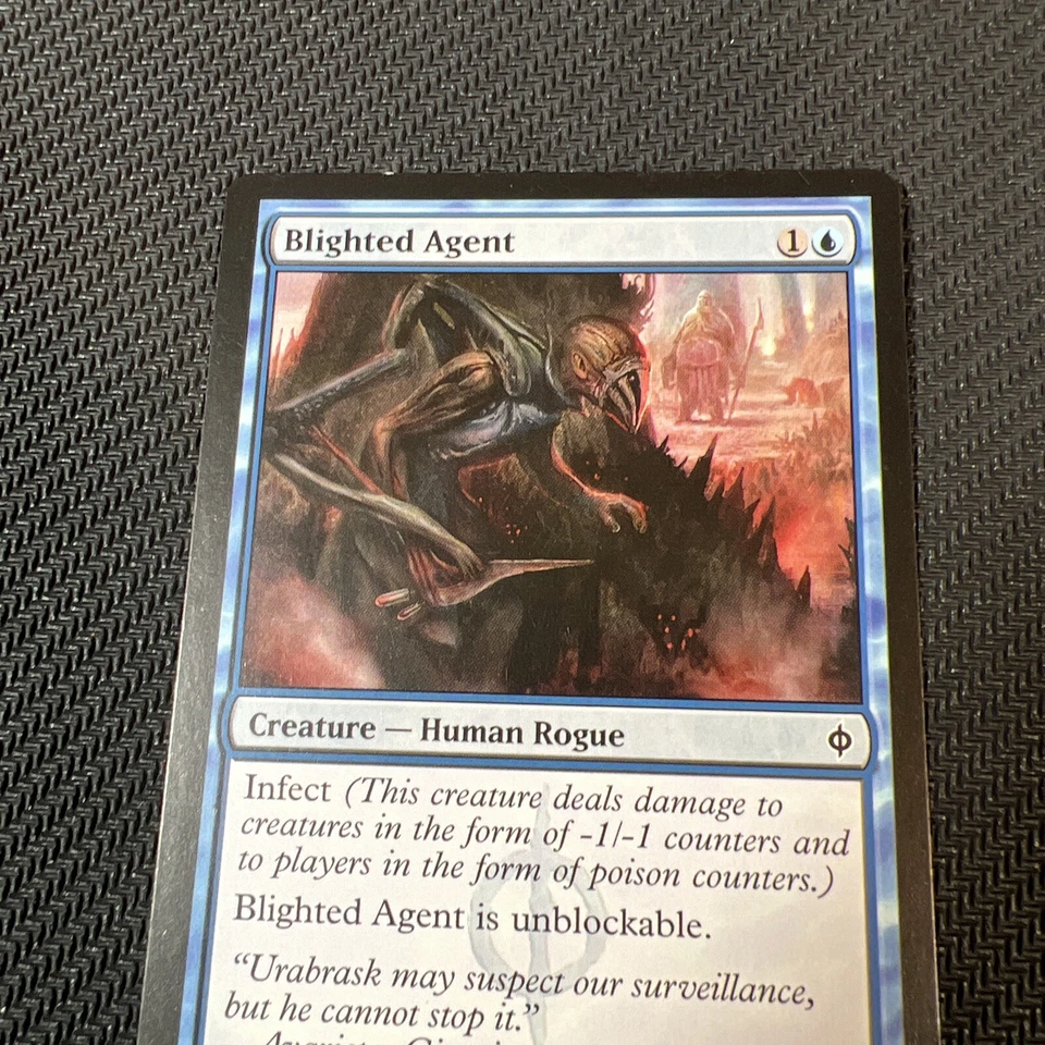 Blighted Agent Magic The Gathering Mtg New Phyrexia Card - Image 2 of 4