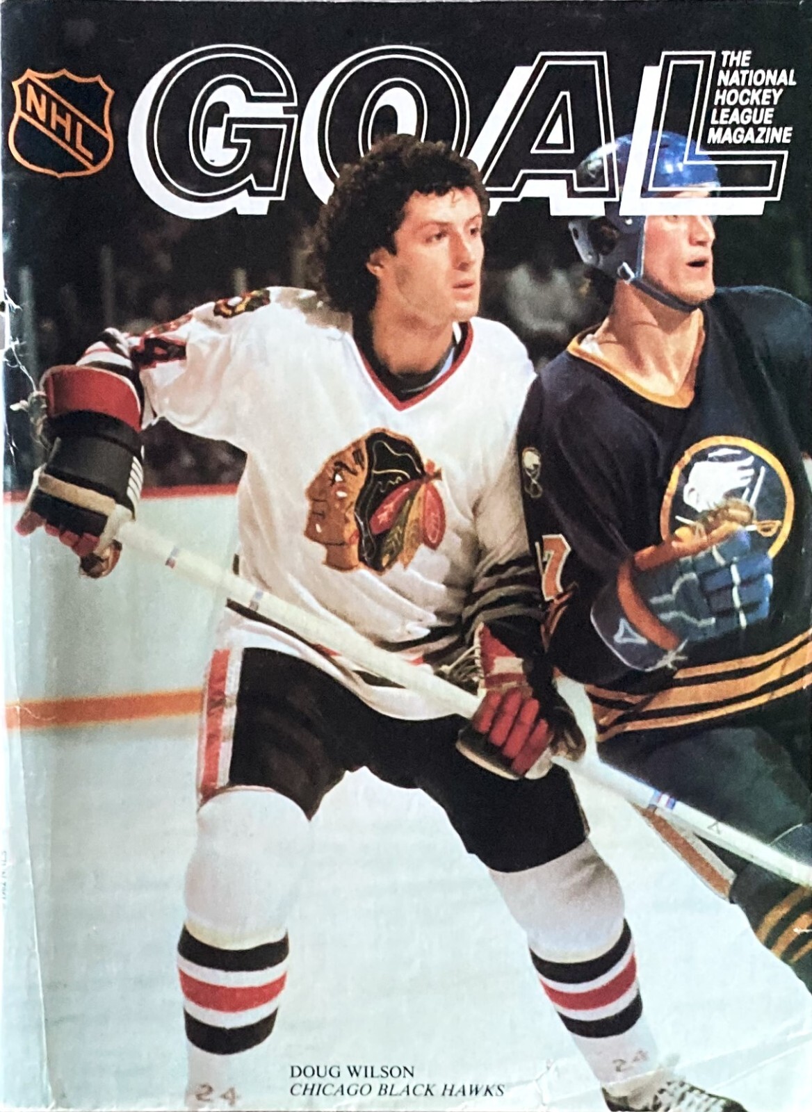 GOAL Magazine Hockey February 26, 1983 Minnesota North Stars vs