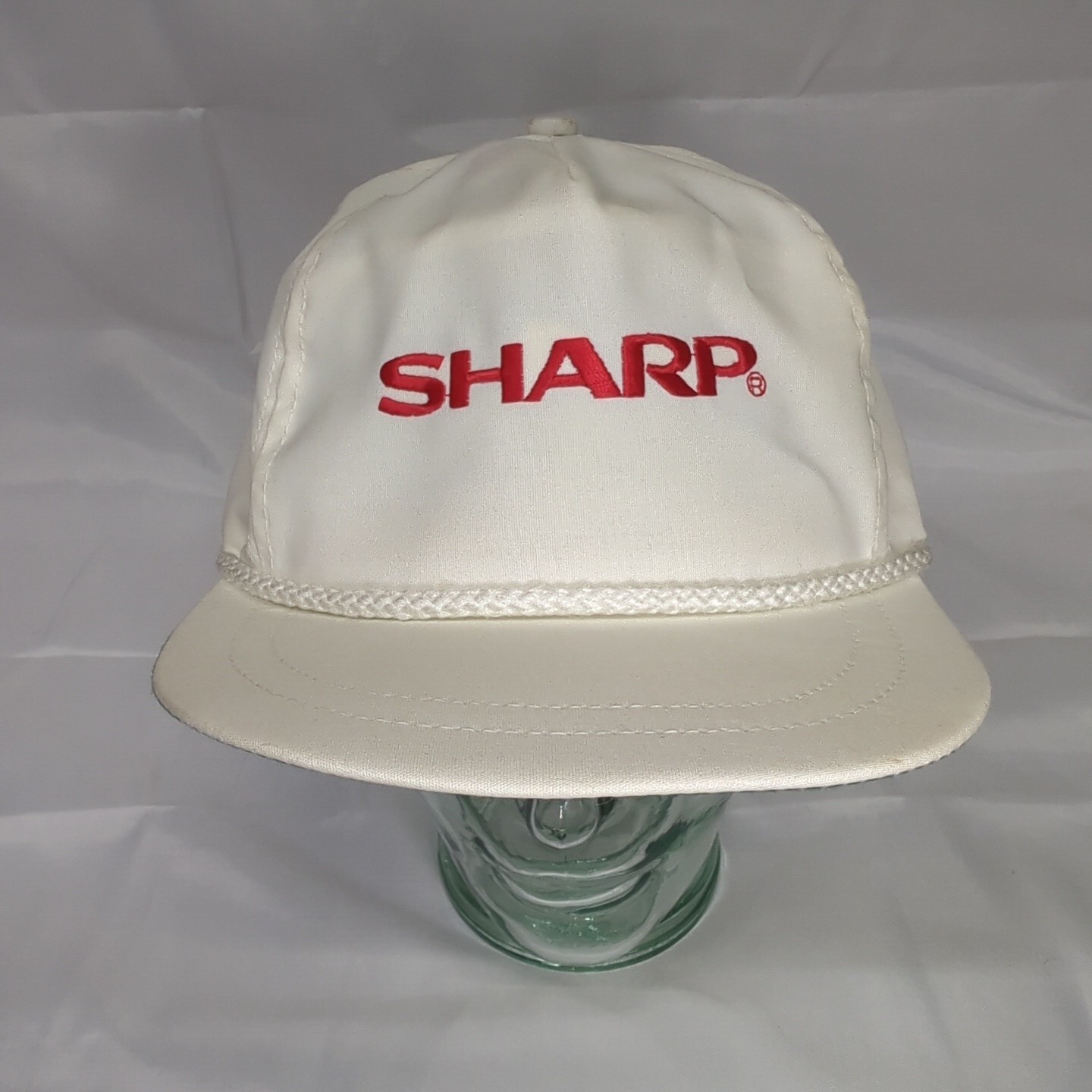 Vintage Sharp Electronics Hat Rope Adjustable Lea… - image 1