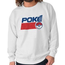 Cool Poke Master Trainer Anime Manga Battle Womens or Mens Crewneck Sweatshirt