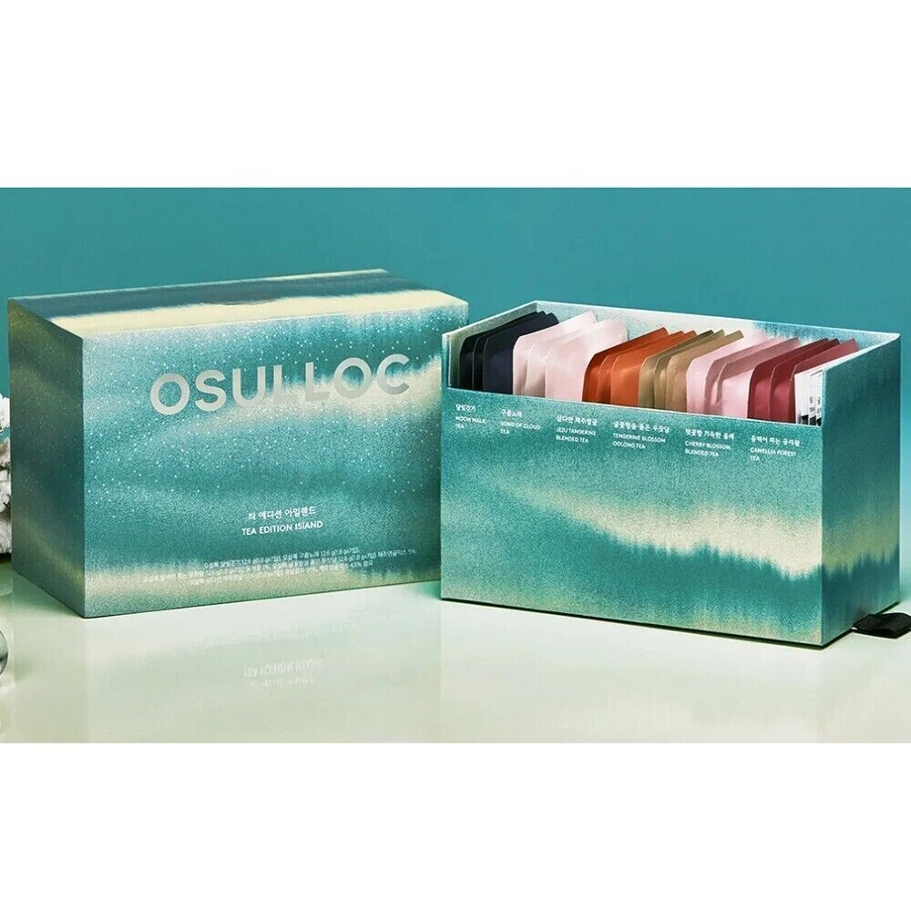 OSULLOC Tea Edition Island 18ea (3 x 6 flavors) Premium Tea from Jeju