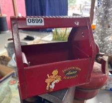 VINTAGE TOY 1950's KIDDE SHU SHINE METAL BANK TOOL BOX 1950's AMSCO