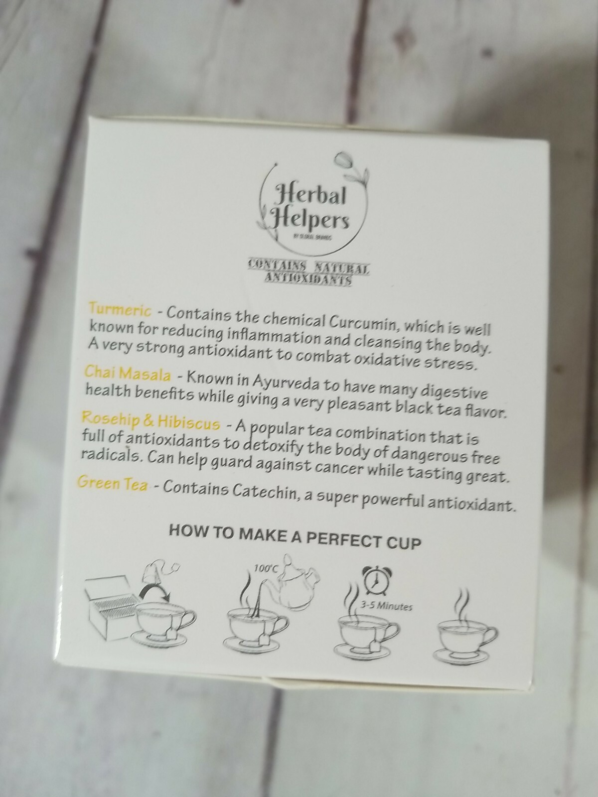 2 Boxes Herbal Helpers DETOX Boost 20 Tea Bags 100 Natural, Hibiscus