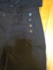 Vtg 1940 WW2 US Navy Crackerjack 13 Button Sailor Wool Flared Pants Shirt Cap — photo 2