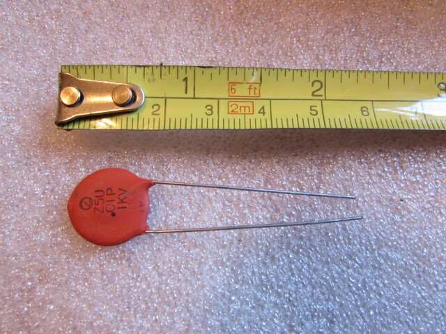 5pcs 0.1uF CM .1M E 500V 100nF 104 Z5U CERA-MITE Sprague Large Volume Safety Standard Ceramic Capacitor - 502