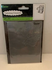 #228 Darice Embossing Folder Essentials  " PUMPKINS N BASKET  "  #1219-213