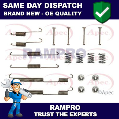 Rampro Rear Brake Shoes Fitting Kit Fits Expert Dispatch Ducato Scudo