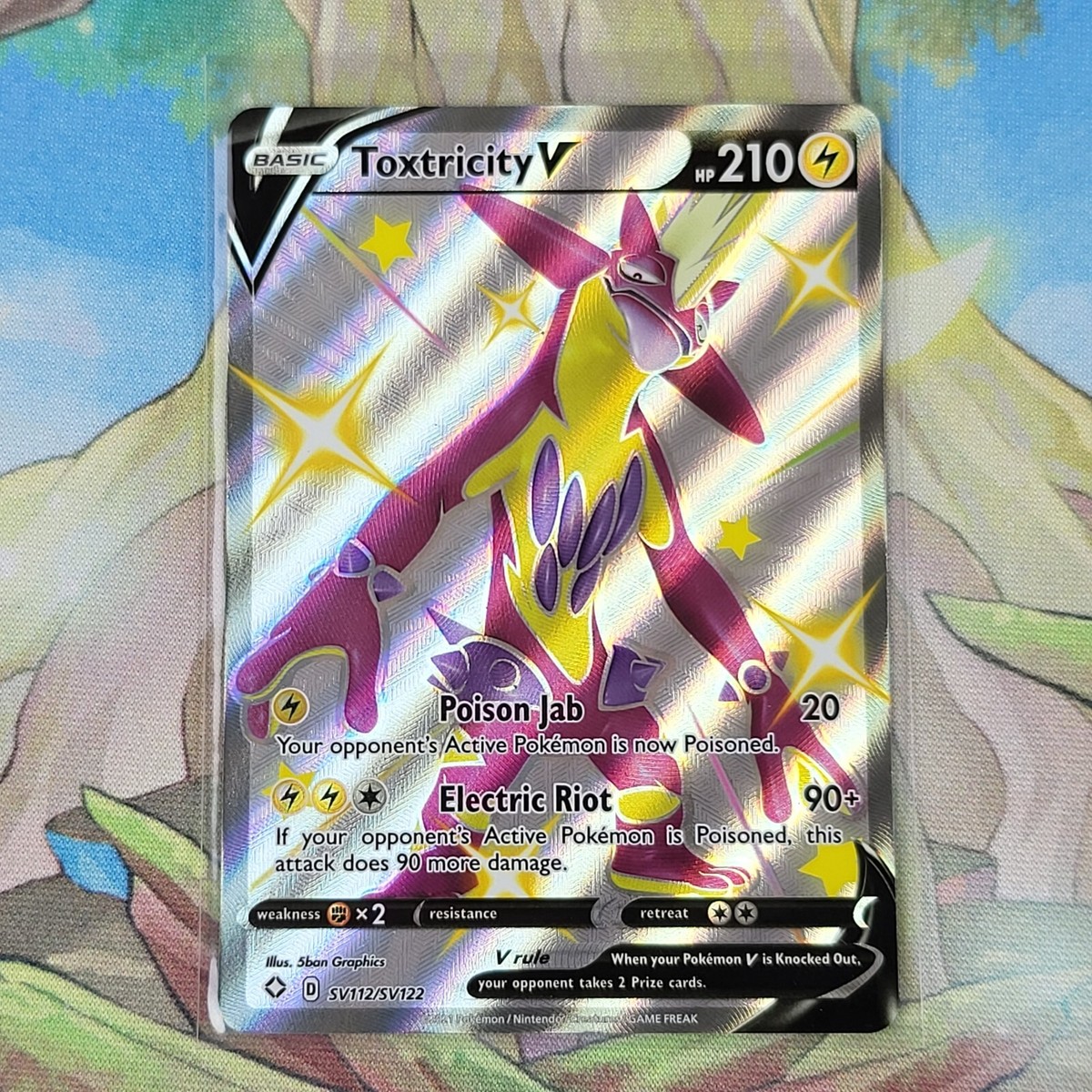 Toxtricity V SV112/SV122 Full Art Shiny Vault Shining Fates