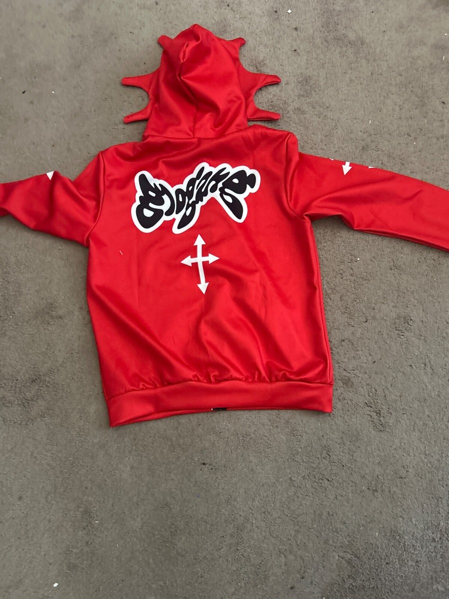 送料・関税込! GloGang Gloman Fullzip Hoodie Glo Gang Glo Man Full Zip Hoodie (Red) | eBay