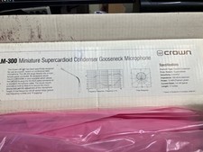 Lot Of 15 Crown Lm-300 Supercardioid Condenser Gooseneck Microphone