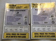 Lot of 2 NEW Pioneer Photo Album Refill Packs 47-APS 4" x 7" for APS-247 47APS
