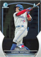 2023 Bowman Gabriel Martinez #BCP-45 Toronto Blue Jays