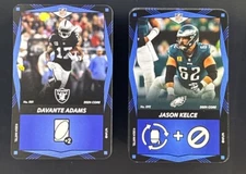 2024 UNO Elite Core Edition NFL Blue Cards Singles You Pick Build Your Deck