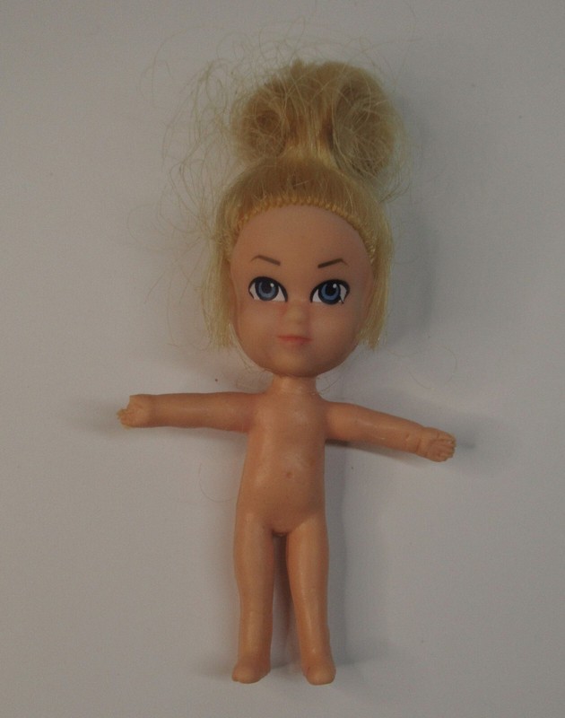 TLC Vintage Hasbro Storykin Cinderella Doll Hong Kong Little Kiddle Clone