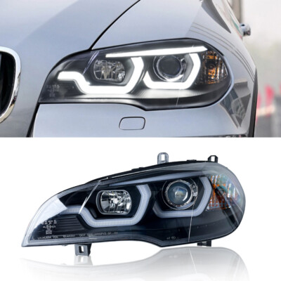 LEDヘッドライトX5 For BMW X5 07-13 LED Headlights LED DRL Dynamic Turn Signal