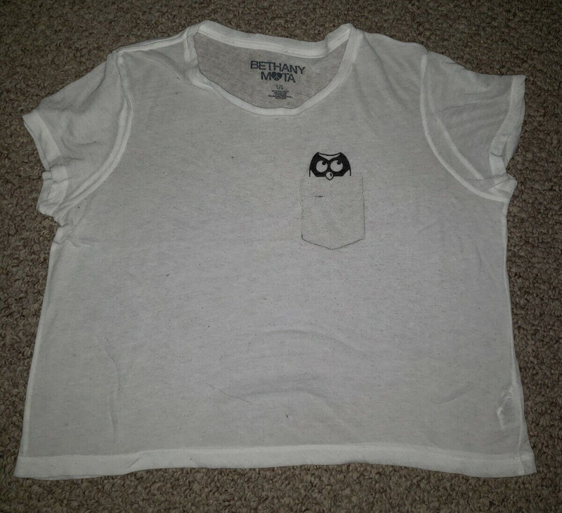 Bethany Mota Motavator Knit Owl Top Size L