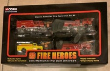 Corgi Fire Heroes Classic Apparatus Set 9 Boston Fire Department NEW Die Cast