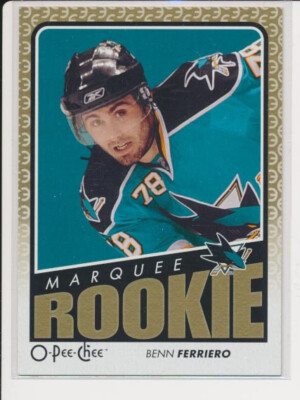 2009-10 O-Pee-Chee #767 BENN FERRIERO - RC Rookie Card - San Jose Sharks