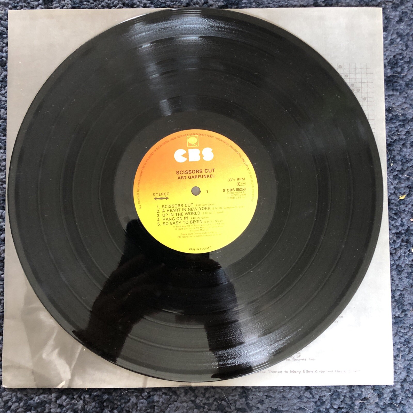 Art Garfunkel Scissors Cut Vinyl eBay