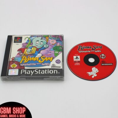 PS1 Spiel | Pyjama Sam Süssigkeiten kriegen saures | Playstation 1 | PAL