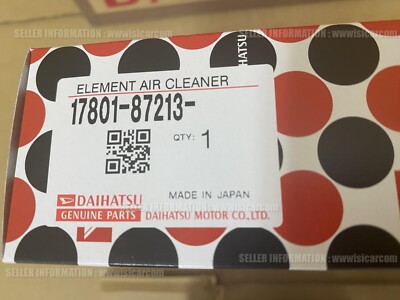 DAIHATSU TERIOS KID J111G AIR FILTER ELEMENT 17801-87213 spare