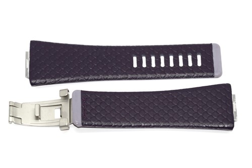Nike Merge Lift Purple Replacement Rubber Watch Band WC0027