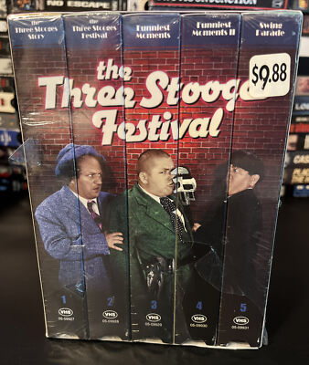 その他 The Three Stooges - Festival NEW Sealed The Three Stooges Festival Collector Series 5 Pack VHS