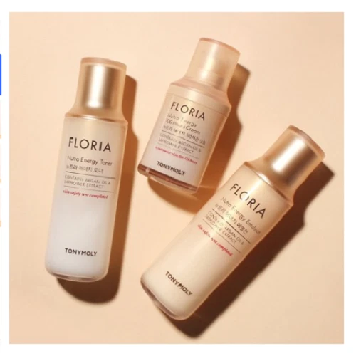 TONYMOLY Floria Nutra Energy Tónico Emulsión Crema Juego de 3 Piezas K-Beauty Foto 2 de 4