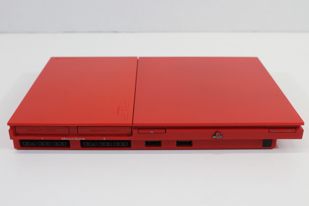 ぷれ2 PlayStation 2 PS2 Slim Red Console Limited SCPH-90000 AC AV